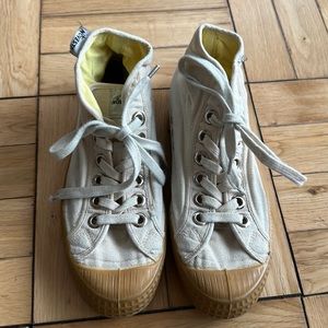 Novesta Star High Top Women Beige Dribble Sneakers